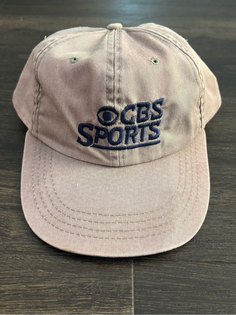 Vintage CBS Sports Hat Cap Snap Back Grey NCAA Basketball